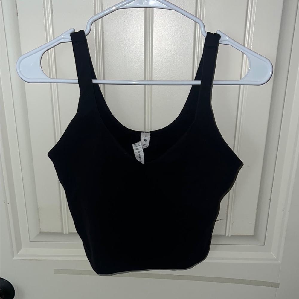 Lululemon Black Align Crop Tank Top